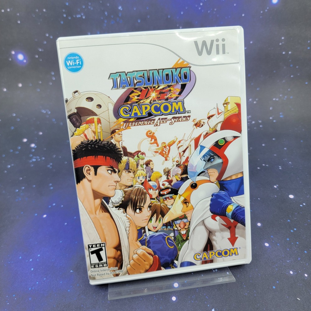 Tatsunoko vs Capcom Ultimate All-Stars Nintendo Wii CIB Fighting Video Game